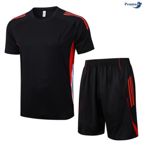 Camisola Kit Equipamento Training Bayern de Munique + Calções preto/vermelho 2025-2026 Peamu 119
