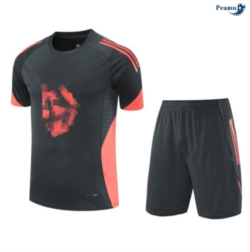 Camisola Kit Equipamento Training Bayern de Munique + Calções Cinza/laranja 2025-2026 Peamu 129