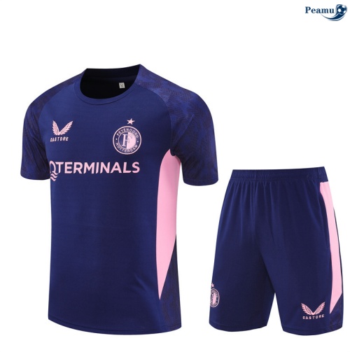 Camisola Kit Equipamento Training Feyenoord + Calções Violeta/rosa 2025-2026 Peamu 269