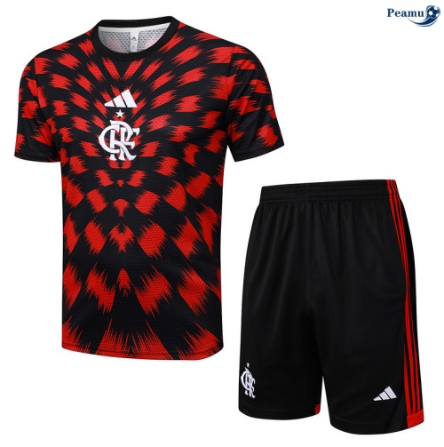 Camisola Kit Equipamento Training Flamengo + Calções vermelho/preto 2025-2026 Peamu 178