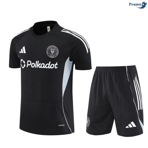 Camisola Kit Equipamento Training Inter Miami + Calções preto/Branco 2025-2026 Peamu 201