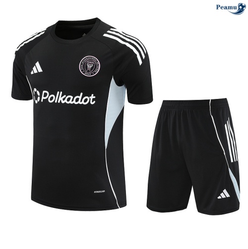Camisola Kit Equipamento Training Inter Miami + Calções preto/Branco 2025-2026 Peamu 203
