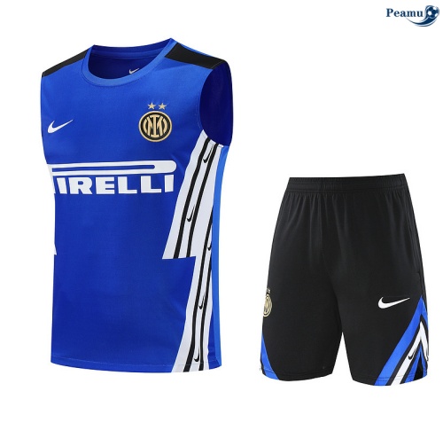 Camisola Kit Equipamento + Calças Inter Milan Colete + Calções azul/preto 2025-2026 Peamu 212
