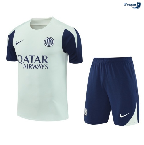 Camisola Kit Equipamento Training Inter Milan + + Calções Verde/azul 2025-2026 Peamu 223