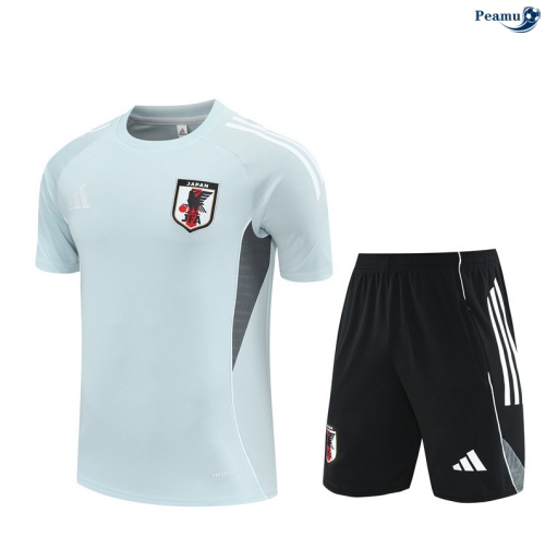 Camisola Kit Equipamento Training Japão + Calções Cinza/preto 2025-2026 Peamu 274