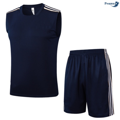 Camisola Kit Equipamento + Calças Juventus Colete + Calções Azul-marinho/Branco 2025-2026 Peamu 226