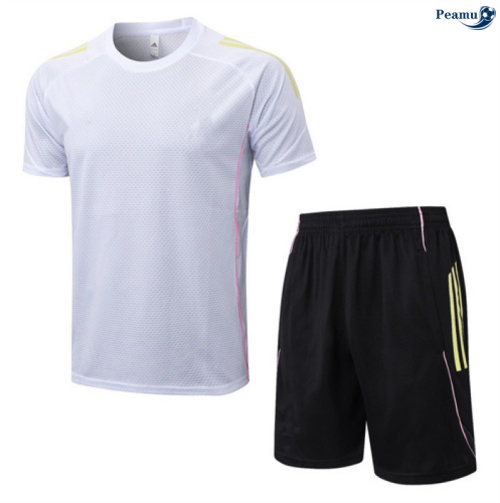 Camisola Kit Equipamento Training Juventus + Calções Branco/preto/amarelo 2025-2026 Peamu 231