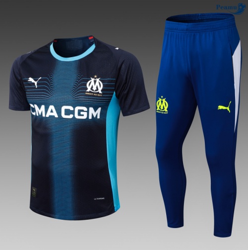 Camisola Kit Equipamento Training Marsella + Calças Azul-marinho 2025-2026 Peamu 251