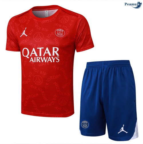 Camisola Kit Equipamento Training PSG + Calções vermelho/azul 2025-2026 Peamu 325