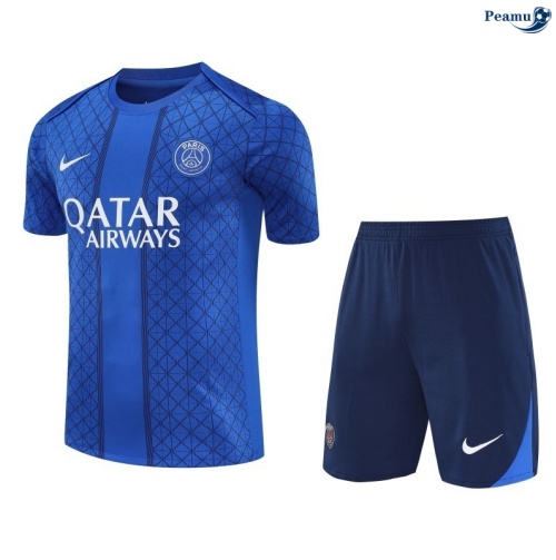 Camisola Kit Equipamento Training PSG + Calções azul/preto 2025-2026 Peamu 329