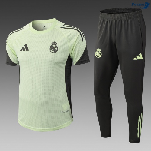 Camisola Kit Equipamento Training Real Madrid + Calças Verde 2025-2026 Peamu 439