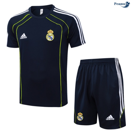 Camisola Kit Equipamento Training Real Madrid + Calções Verde/Branco/Verde 2025-2026 Peamu 445