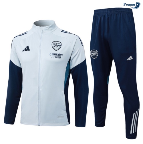 Casaco de Fato de Treino Arsenal azul celeste/Azul-marinho 2025-2026 Peamu 494