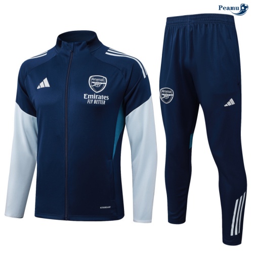 Casaco de Fato de Treino Arsenal Azul-marinho/azul celeste 2025-2026 Peamu 495