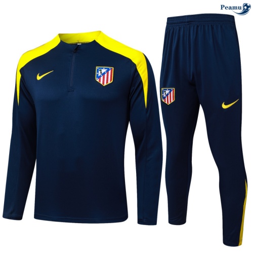 Fato de Treino Atletico Madrid Azul-marinho/amarelo 2025-2026 Peamu 506