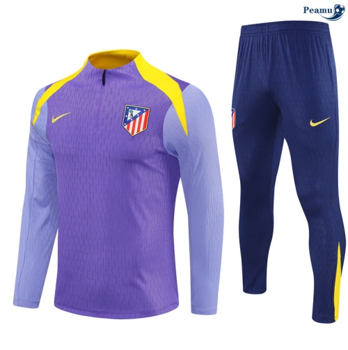 Fato de Treino Atletico Madrid Violeta/Azul-marinho/amarelo 2025-2026 Peamu 508