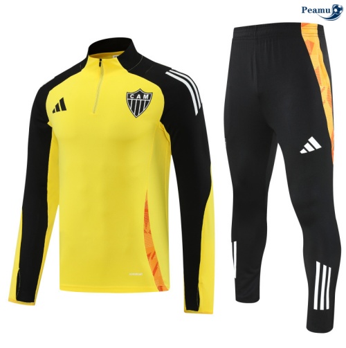 Fato de Treino Atletico Mineiro amarelo/preto/laranja 2025-2026 Peamu 757