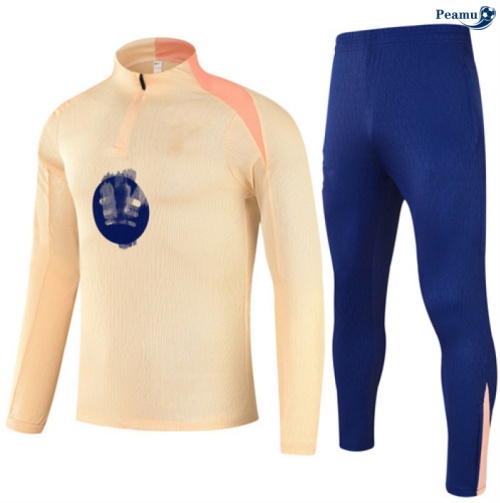 Fato de Treino Barcelona amarelo/Azul-marinho 2025-2026 Peamu 537