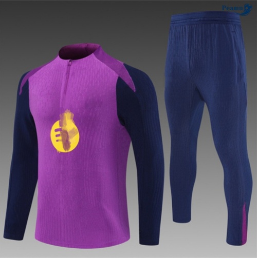 Fato de Treino Barcelona player Violeta/Azul-marinho 2025-2026 Peamu 539