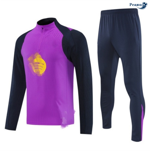 Fato de Treino Barcelona Violeta/Azul-marinho 2025-2026 Peamu 544