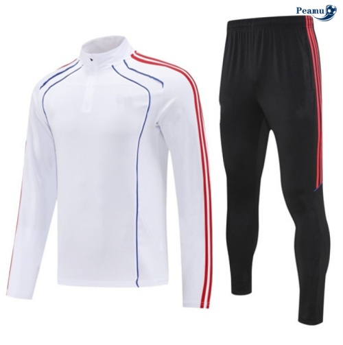 Fato de Treino Bayern de Munique Branco/preto/azul/vermelho 2025-2026 Peamu 574