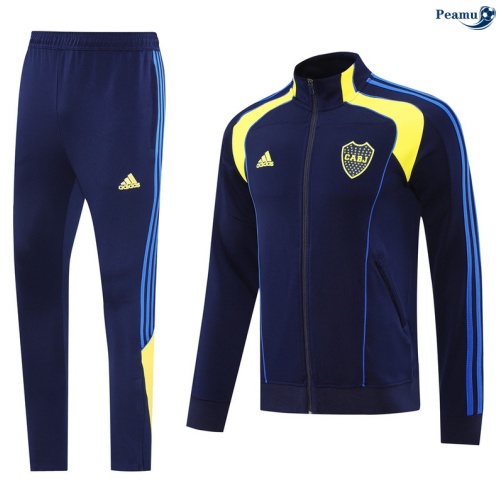 Casaco de Fato de Treino Boca Juniors Azul-marinho/amarelo 2025-2026 Peamu 813