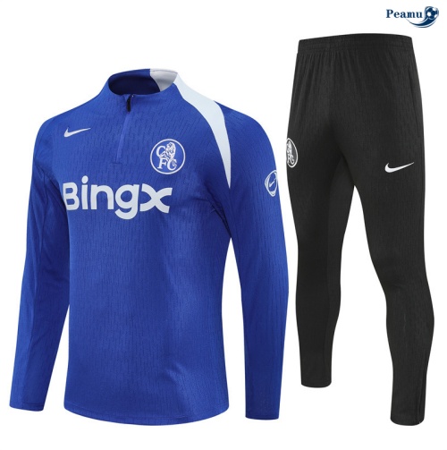 Fato de Treino Chelsea player azul/Branco 2025-2026 Peamu 576