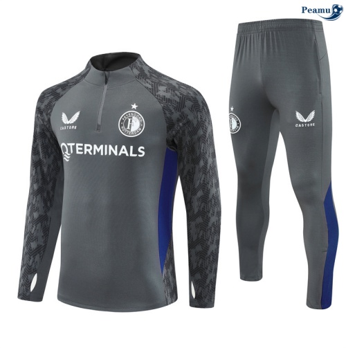 Fato de Treino Feyenoord Cinza escuro/azul 2025-2026 Peamu 827
