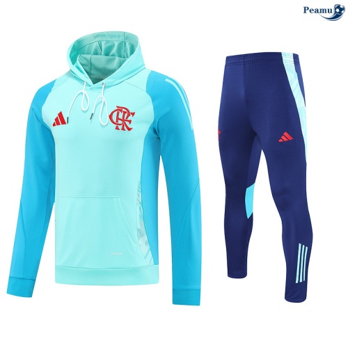 Sweat de Fato de Treino Flamengo Verde/azul 2025-2026 Peamu 833