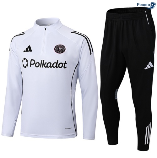 Fato de Treino Inter Miami Branco/preto 2025-2026 Peamu 839