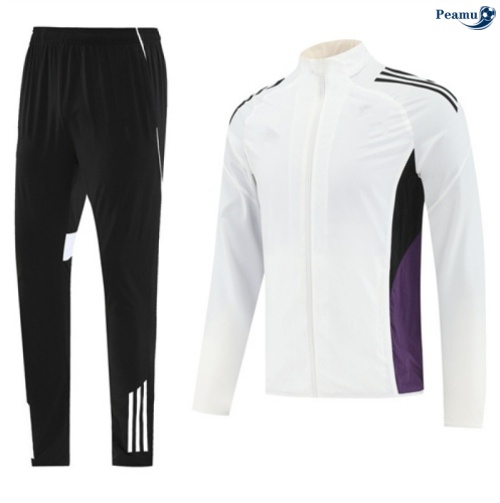 Windrunner Fato de Treino Manchester United Branco/preto/Violeta 2025-2026 Peamu 601