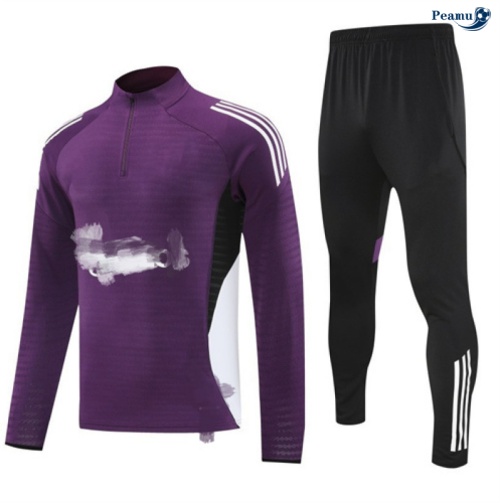 Fato de Treino Manchester United Violeta/preto/Branco 2025-2026 Peamu 605