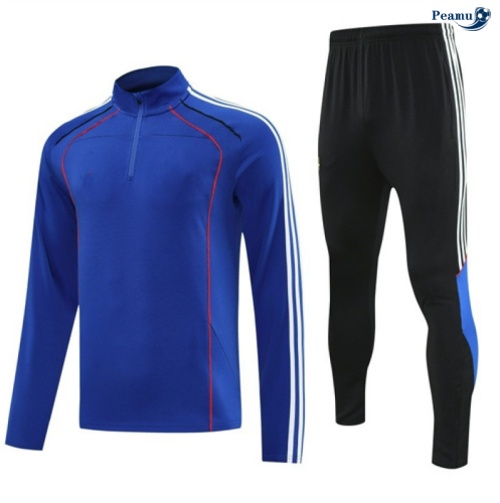 Fato de Treino Manchester United azul/preto/Branco 2025-2026 Peamu 607