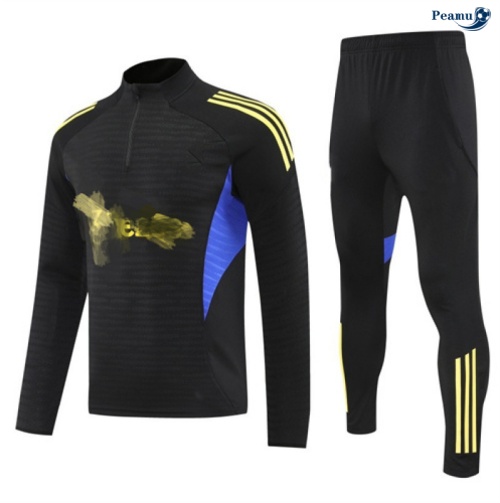 Fato de Treino Manchester United preto/amarelo/azul 2025-2026 Peamu 609