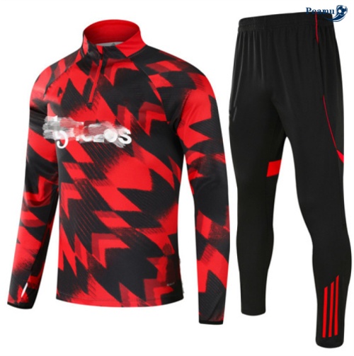 Fato de Treino Manchester United vermelho/preto 2025-2026 Peamu 610