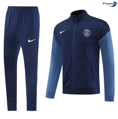 Casaco de Fato de Treino PSG Azul-marinho 2025-2026 Peamu 628