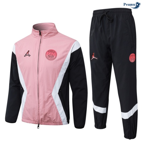 Windrunner Fato de Treino Paris PSG rosa/preto/Branco 2025-2026 Peamu 647