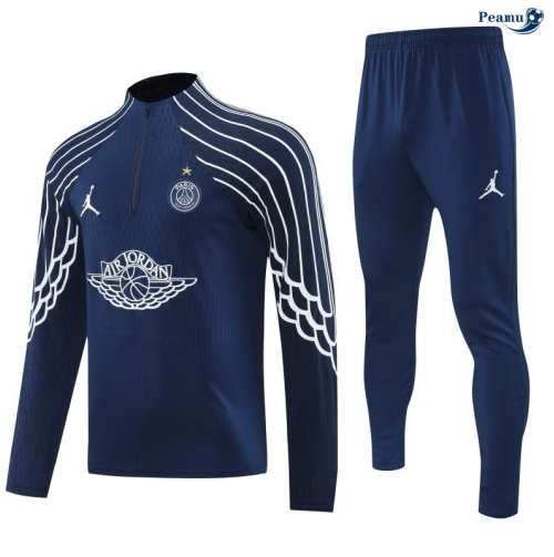 Fato de Treino Paris PSG Azul-marinho/Branco 2025-2026 Peamu 653