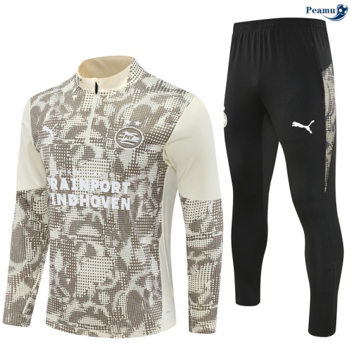 Fato de Treino PSV Eindhoven amarelo/preto 2025-2026 Peamu 866