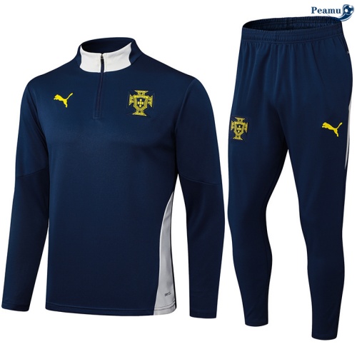 Fato de Treino Portugal Azul-marinho/Branco 2025-2026 Peamu 790
