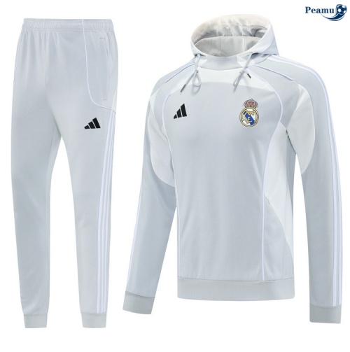 Sweat de Fato de Treino Real Madrid Branco 2025-2026 Peamu 667