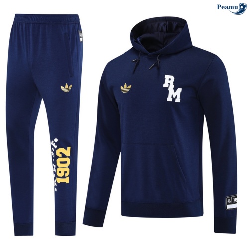 Sweat de Fato de Treino Real Madrid Azul-marinho 2025-2026 Peamu 689