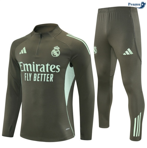 Fato de Treino Real Madrid Verde 2025-2026 Peamu 711