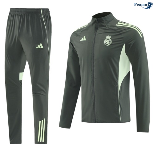 Windrunner Fato de Treino Real Madrid Verde 2025-2026 Peamu 718