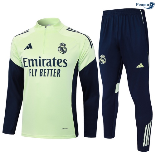 Fato de Treino Real Madrid Verde/Azul-marinho 2025-2026 Peamu 723