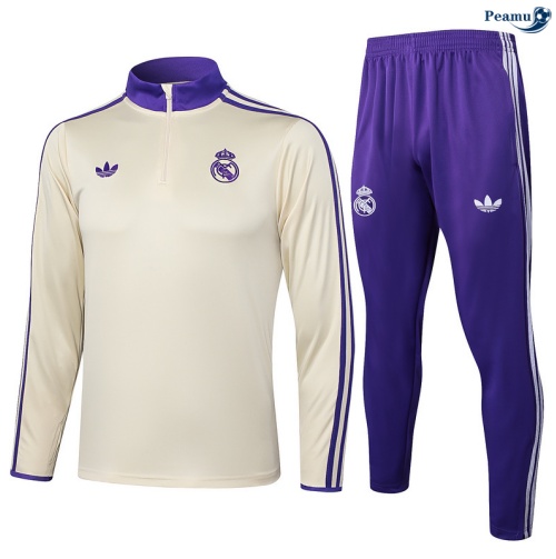 Fato de Treino Real Madrid damasco/Violeta 2025-2026 Peamu 736