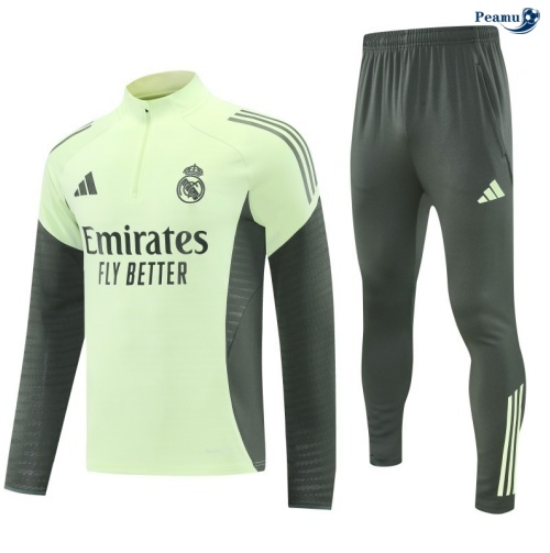Fato de Treino Real Madrid Verde claro 2025-2026 Peamu 751