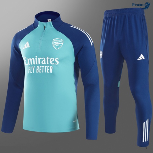 Fato de Treino Arsenal Criancas Verde/Azul-marinho 2025-2026 Peamu 895