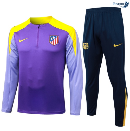 Fato de Treino Atletico Madrid Criancas Violeta/azul/amarelo 2025-2026 Peamu 900