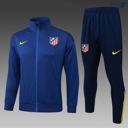 Casaco de Fato de Treino Atletico Madrid Criancas Verde/amarelo 2025-2026 Peamu 901